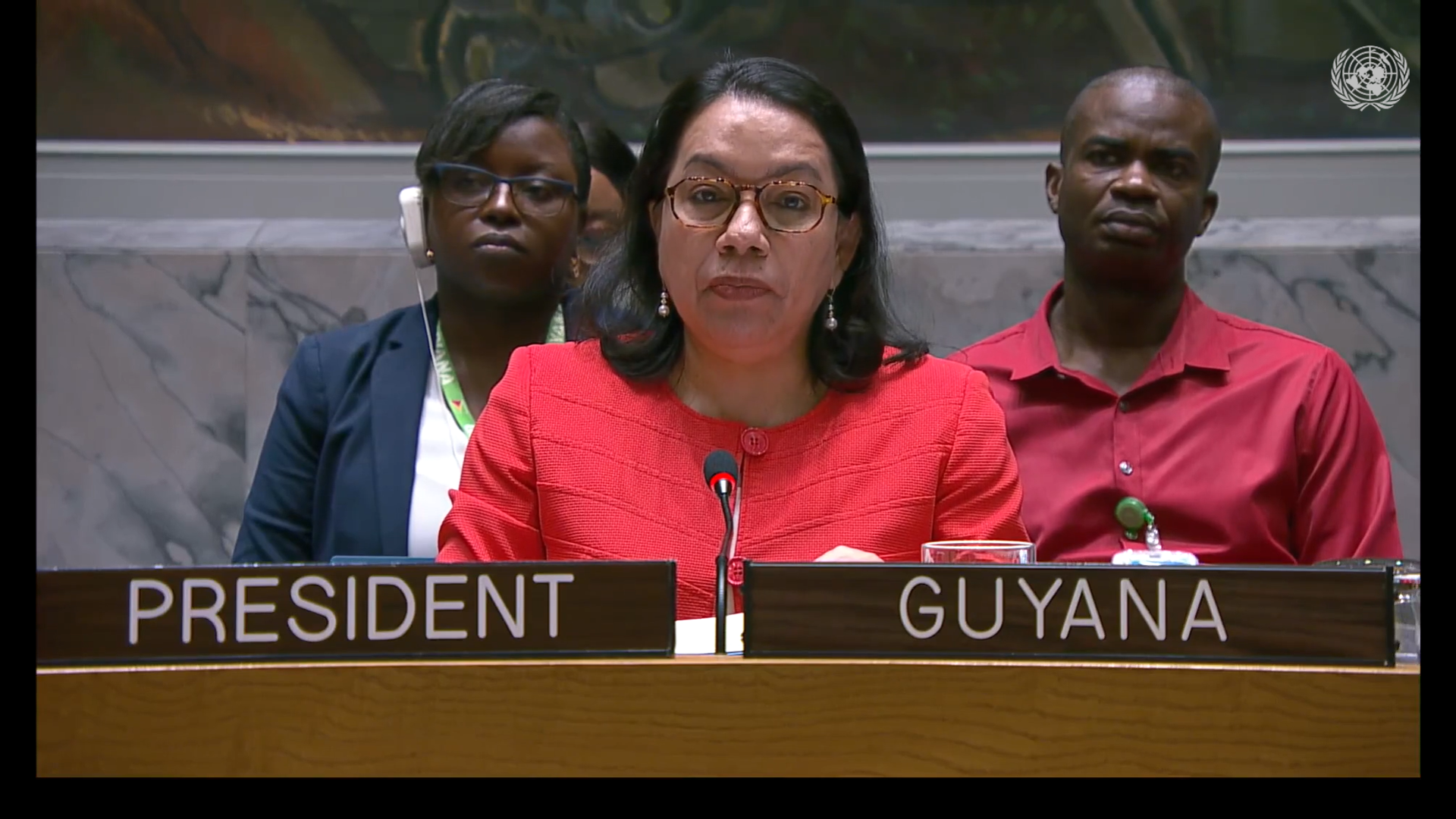H.E. Carolyn Rodrigues-Birkett, at the Security Council Briefing on 'The situation in the Middle East, including the Palestinian question'