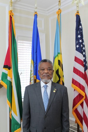 H.E Samuel A.A. Hinds