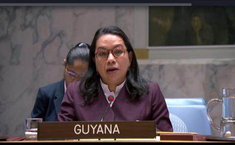 Her Excellency Carolyn Rodrigues-Birkett, Permanent Representative of Guyana to the UN 