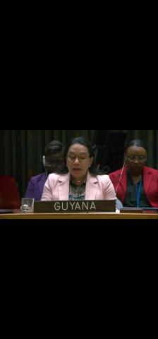 Her Excellency Carolyn Rodrigues-Birkett, Permanent Representative of Guyana to the UN 